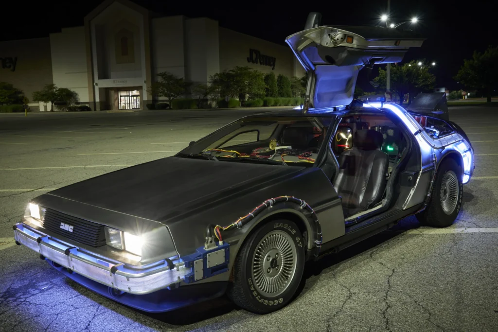 DeLorean Replica Kovacs Time Machine 10 Bästa Filmbilarna