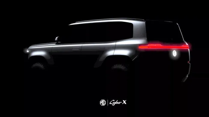 MG CyberX3 696x391 1 Teaser för nya MG Cyber X