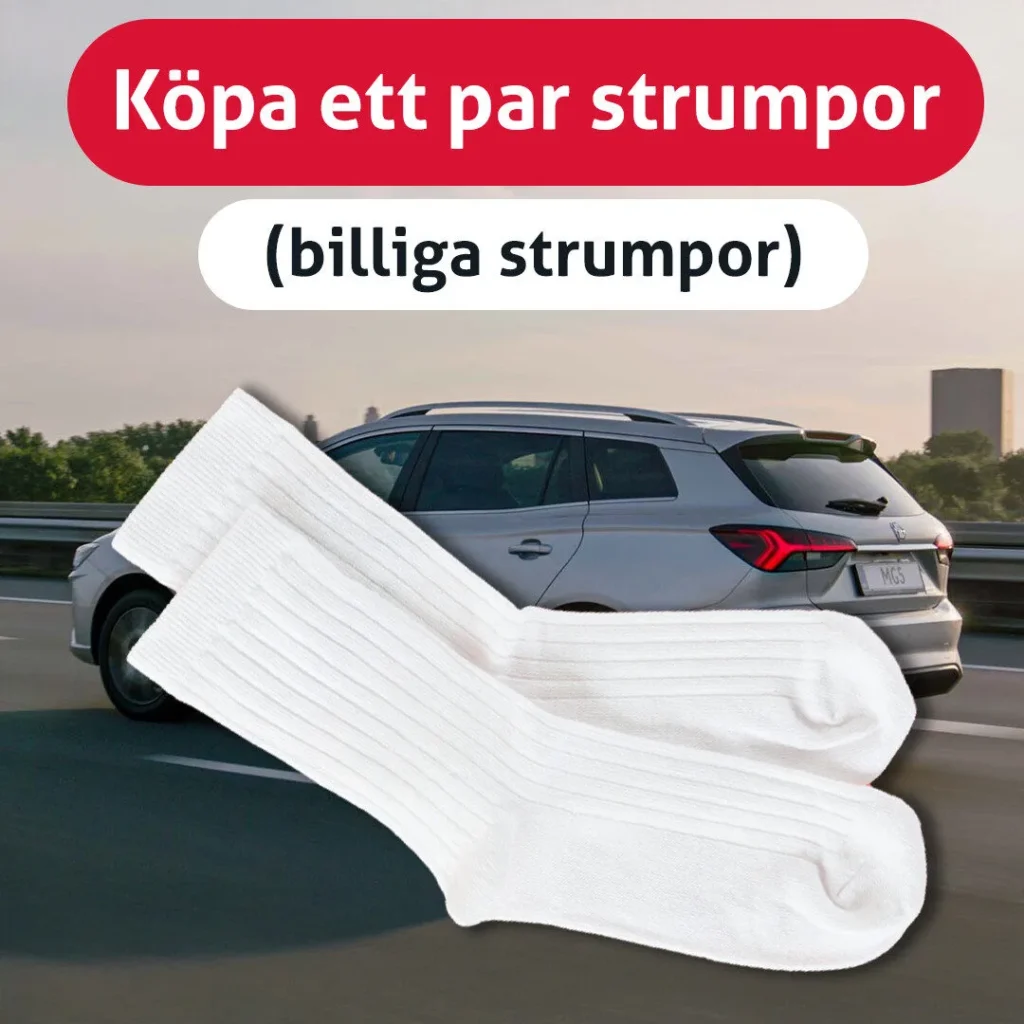 Strumpor Vad kan man göra för 100 kronor?