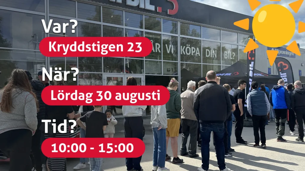Gavle event 25 nar var hur Augustifest på Niemi Bil Gävle!
